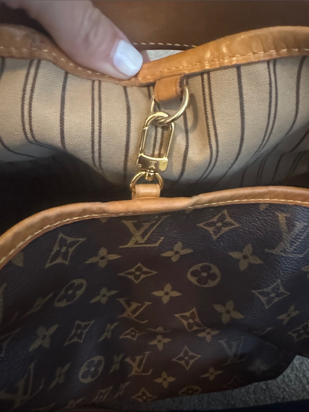 Authentic Vintage Pre-loved LV Delightful PM tote - Picture 7 of 8